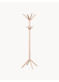 Rowico Home Perchero de pie de madera de roble Confetti Beige Ancho: 59 cm