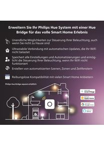 PHILIPS Hue, Wandleuchte + Deckenleuchte, Argenta Basis BT (1050 lm, GU10)