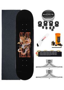 skatedeluxe Dragon Short Premium Komplett 8.25" Skateboard-Kit black