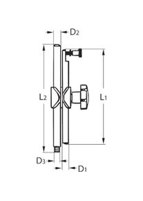 Noga, Messlehre, Magnet-Messstativ mit Feineinstellung am Gestänge, Typ: N2
