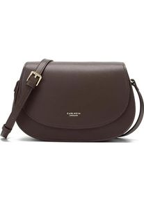 Carlheim, Damen, Handtasche, Borsa a Mano in Vera Pelle Jolie, Braun