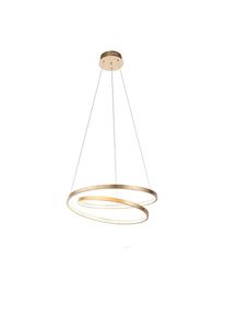 Paul Neuhaus Design lógólámpa arany 55 cm beépített LED-del, dimmerrel - Rowan