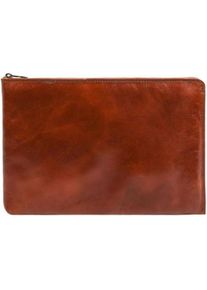 Time Resistance, Herren, Handtasche, Borsa a Tracolla Uomo Grande in Pelle, Braun