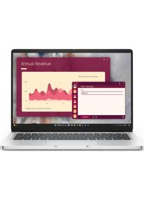 Dell PC14250 (14", 512 GB, 16 GB, Italienisch), Notebook, Silber