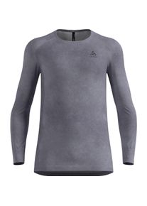 Odlo, Herren, Funktionsshirt, x POW Collective Voices Active Warm Base-Layer-Shirt mit Print (XL), Violett, Blau, XL