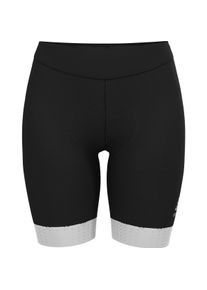 Odlo, Damen, Velohosen, Tights short ZEROWEIGHT (L), Weiss
