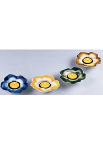 Wagner, Kerzenst&auml;nder, 02781/40 - Bl&uuml;te f&uuml;r Teelicht, Set mit 4 verschiedene Farben
