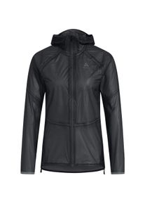 Odlo, Damen, Laufjacke, Isolierte und wasserdichte Dual Dry Performance Knit Laufjacke (XL), Schwarz, XL