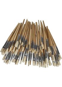 Creativ Company, Pinsel, Borstenpinsel Rundpinsel 80 Stück (15 mm)