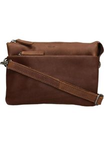 DSTRCT, Handtasche, Small Crossbody Bag / Umhängetasche Damen - Leder - Preston Park - Cognac, Braun