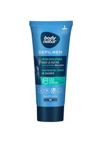 Body Natur, Wachs + Enthaarungscreme, DEPILMEN crema depilatoria bajo la ducha 200 ml (200 ml, 1 x)