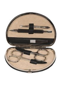 Windrose, Nagelpflegegerät, Beluga Manicure-Etui 13,5 cm Leder