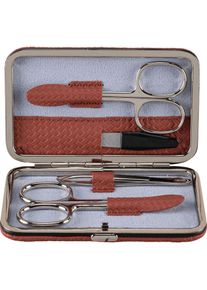 Windrose, Nagelpflegegerät, 803951.03 - 4-teilig Maniküretui Corbello terrakotta