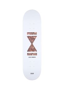 SOUR SOLUTION Gustav Coins 8.25" Skateboard Deck white