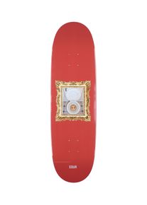 SOUR SOLUTION Caccacino Egg 8.75" Skateboard Deck red