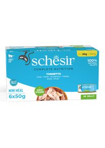 6x50g Thon Schesir Complete Nutrition en gelée nourriture humide pour chat