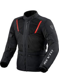 Revit Levante 2 H2O, veste textile imperm&eacute;able , couleur: Noir/Rouge , taille: S