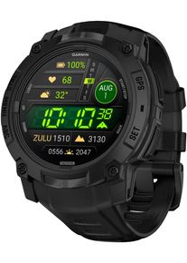 Garmin Smartwatch »Instinct 3 AMOLED 50 mm Tactical Edition« (3,3 cm / 1,3 ′′) in schwarz