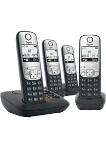 Gigaset Schnurloses DECT-Telefon »A690A Quattro« (Mobilteile: 4 )