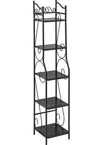 HEINE HOME Ablageregal in schwarz, Größe B/H/T: 30 cm x 150 cm x 30 cm