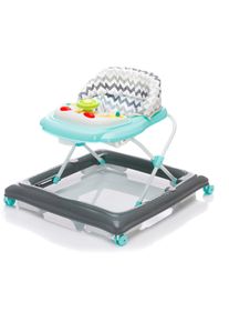 fillikid Lauflernhilfe »grau/mint« mit Zick-Zack Einhang in bunt