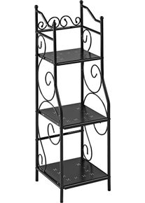 HEINE HOME Ablageregal in schwarz, Größe B/H/T: 30 cm x 95 cm x 30 cm