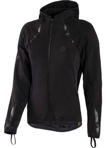 Knox Shield Hoody, giacca tessile donna , colore: Nero , dimensione: L