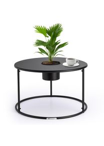 Blumfeldt Irvine, konferenčn&yacute; stol&iacute;k s kvetin&aacute;čom, 60 x 38,5 cm (&Oslash; x V), pr&aacute;&scaron;kov&aacute; oceľ