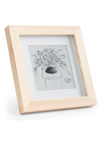 Casa Chic York, k&eacute;pkeret, n&eacute;gyzet alak&uacute;, 15 x 15 cm-es f&eacute;nyk&eacute;pek, paszpartu, &uuml;veg