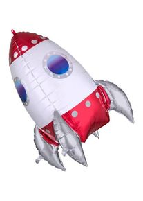 Amscan Ballon aluminium fusée vaisseau spatial 81cm