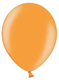 partydeco 20 ballons métalliques Party Star orange 27cm