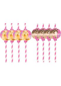 Amscan 8 pailles Pretty Pony