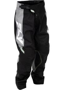 Fly Racing Kinetic, textile pants youth , color: Black/Grey , size: 26