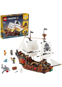 Lego , Konstruktionsspielsteine »Piratenschiff (31109), Creator 3in1« Made in Europe , bunt