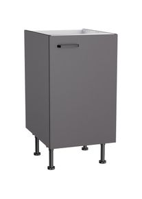 KOCHSTATION , Spülenschrank »KS-Paula« 45 cm breit, 87 cm hoch, mit 1 Tür , anthrazit/anthrazit , anthrazit