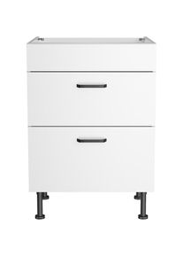 KOCHSTATION , Unterschrank »KS-Paula« , weiß matt/weiß , weiß