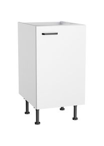 KOCHSTATION , Spülenschrank »KS-Paula« 45 cm breit, 87 cm hoch, mit 1 Tür , weiß matt/weiß , weiß