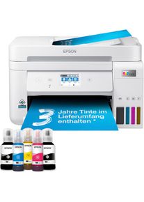 Epson , Tintenstrahldrucker »EcoTank ET-4856« , weiß , Beidseitiger Druck, LC-Display (Farbe, Touchscreen)