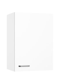 KOCHSTATION , Hängeschrank »KS-Paula« 50 cm breit, 70 cm hoch, mit 1 Tür, 2 Einlegeböden , weiß matt/weiß , weiß
