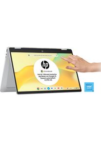 HP , Chromebook »14b-cd0011ng« 35,6 cm / 14 ′′ Intel UHD Graphics 128 GB SSD , Glacier Silver , Mit dem Betriebssystem ChromeOS von Google. Eine...