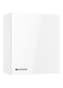 KOCHSTATION , Hängeschrank »KS-Paula« 60 cm breit, 70 cm hoch, mit 1 Tür, 2 Einlegeböden , weiß Glanz/weiß , weiß