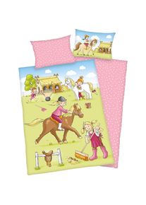 Baby Best , Babybettwäsche »Ponyhof« mit kindlichem Motiv , bunt , Obermaterial: 100% Baumwolle , B/L: 100 cm x 135 cm