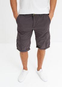 Cargo bermuda van katoen regular fit - grijs - maat 50 - 100% katoen - bonprix