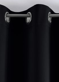 Verduisterend gordijn in diverse maten (1 stuk) - zwart - maat 145x270 cm - bonprix