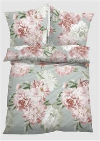 Linon dekbedovertrek - wit - maat 135x200 cm - 100% katoen - bonprix