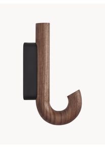 Gejst Walnut Wood Wall Hook Umbrella, in Various Sizes Brown Wood, Solid wood B 6 x H 13 cm
