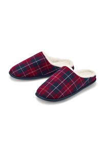 Tchibo - Hausschuhe - Herren - Gr. 42-43 - weiß/kariert