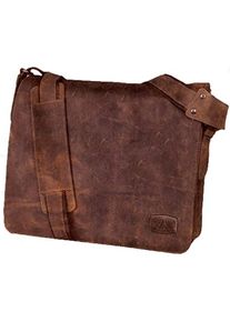 Pridesoul, Handtasche, Pride and Soul Ben Schoudertas mit Klickfix Compact für Fahrrad und Laptop, Braun