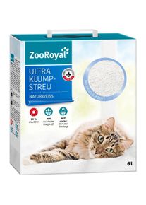 ZooRoyal ultra klump-streu, 6l bx (Klumpend), Katzenstreu