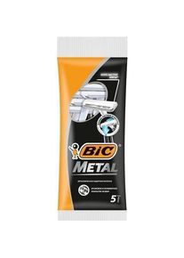 BIC, Nassrasierer, Metal Men's Disposable Shaving Razors 5 Count
